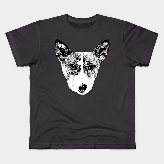 Basenji - Basenji Christmas Gifts Kids T-Shirt by DoggyStyles